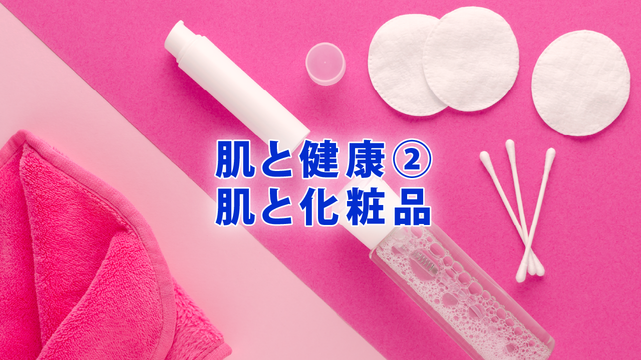 肌と健康②肌と化粧品