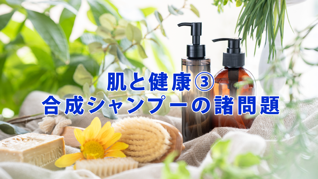 肌と健康③合成シャンプーの諸問題